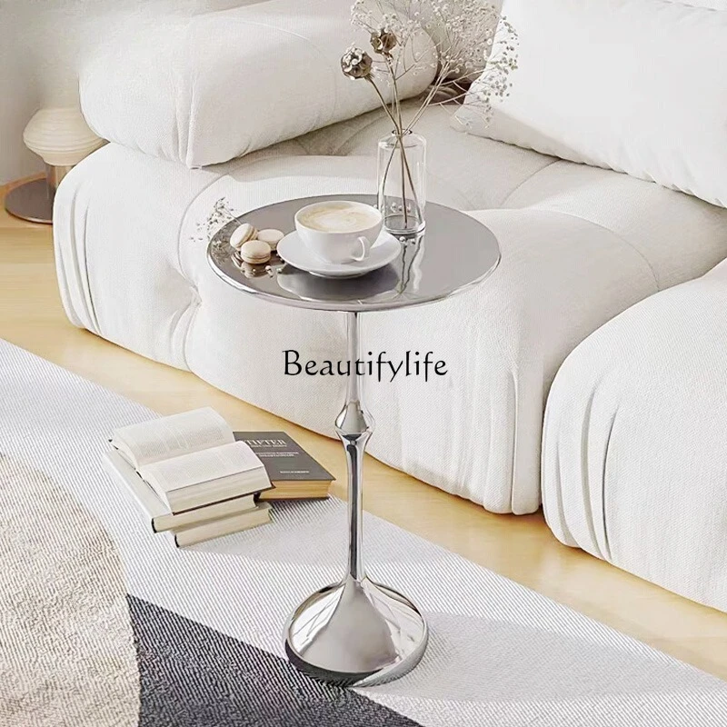 *итальянский минималистичный небольшой боковой уголок из нержавеющей стали - Фотография_2