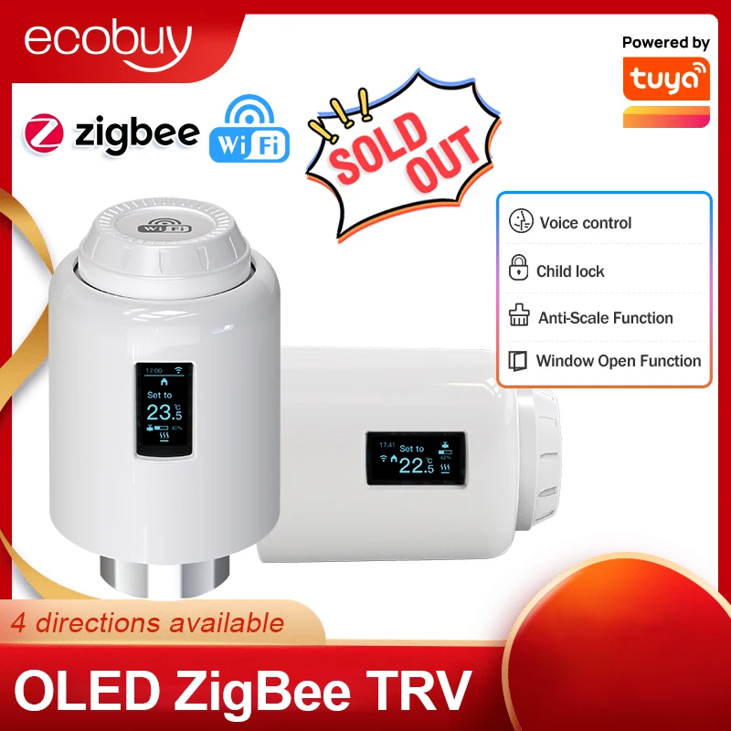 Термостат для умного дома tuya zigbee