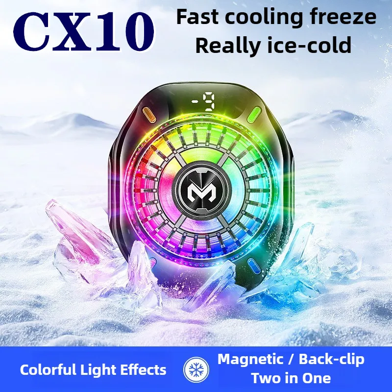 Новый полупроводниковый кулер для телефона cx10 с цветной подсветкой rgb