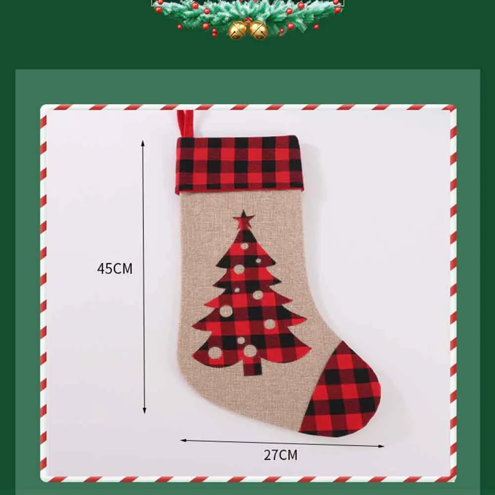 Персонализированные льняные рождественские носки - Фотография_4