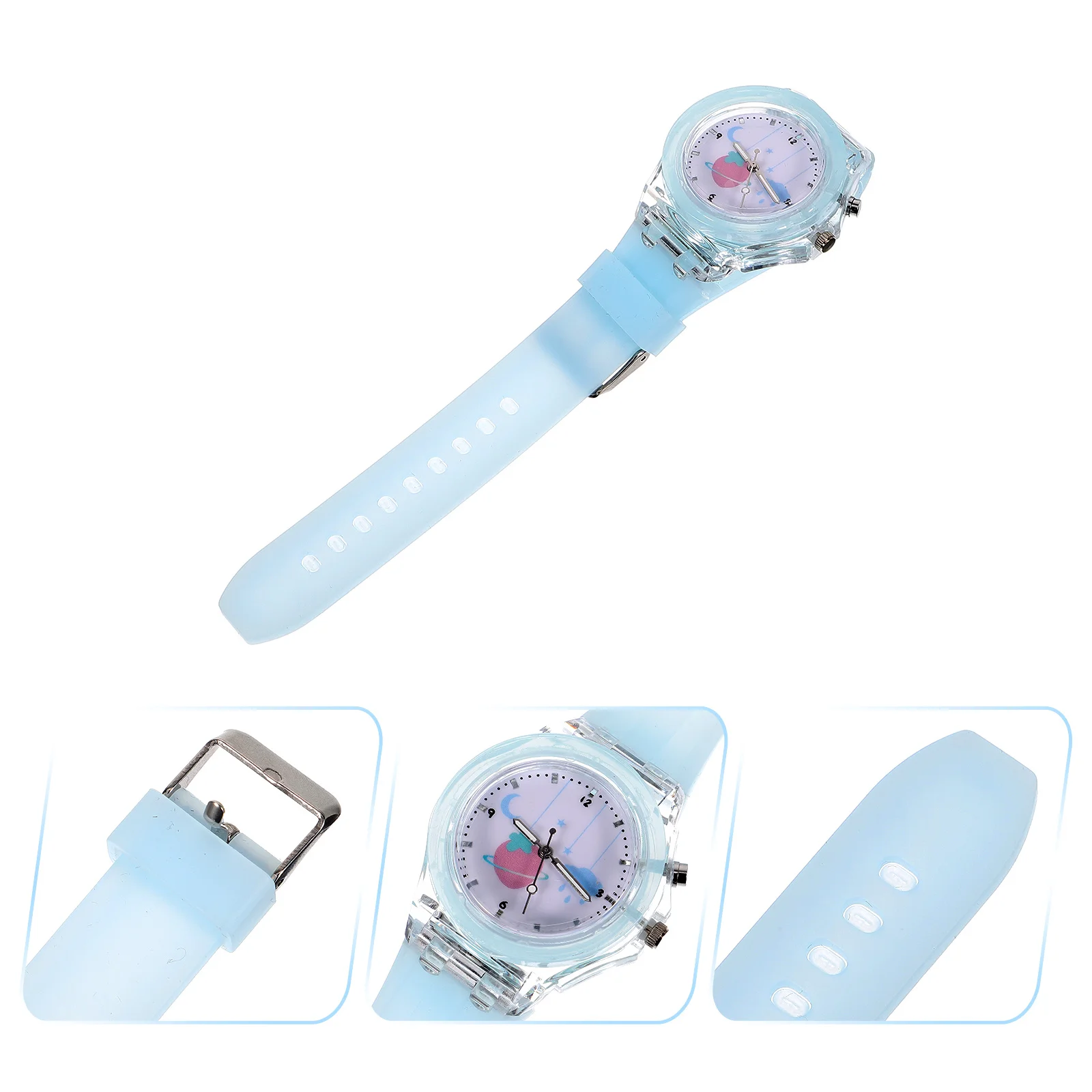 Мультяшные силиконовые студенческие часы - Фотография_6