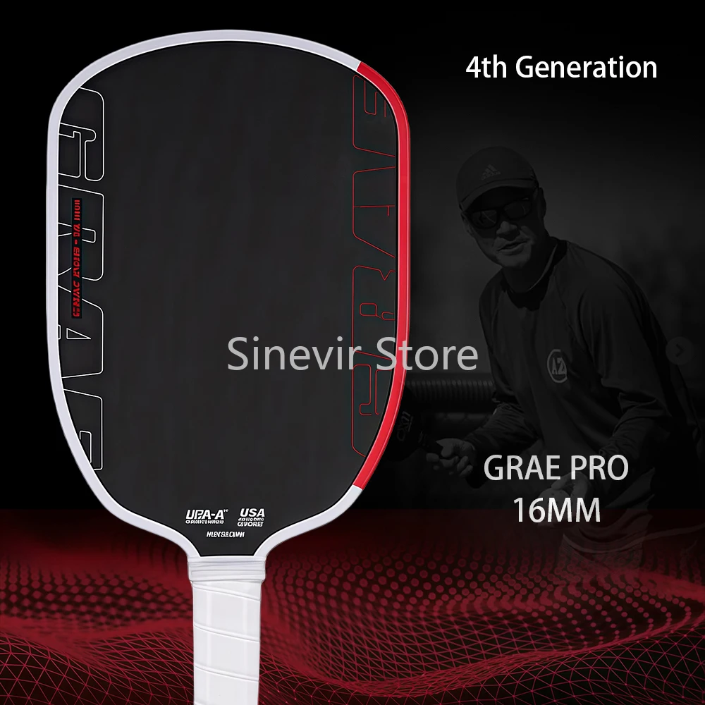 Graf pro iv 16 мм t700 лопатка для пиклбола из углеродного волокна - Фотография_6