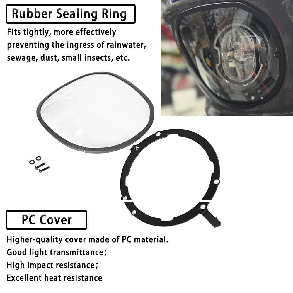 Защитный чехол для желтых фар мотоцикла - Фотография_3