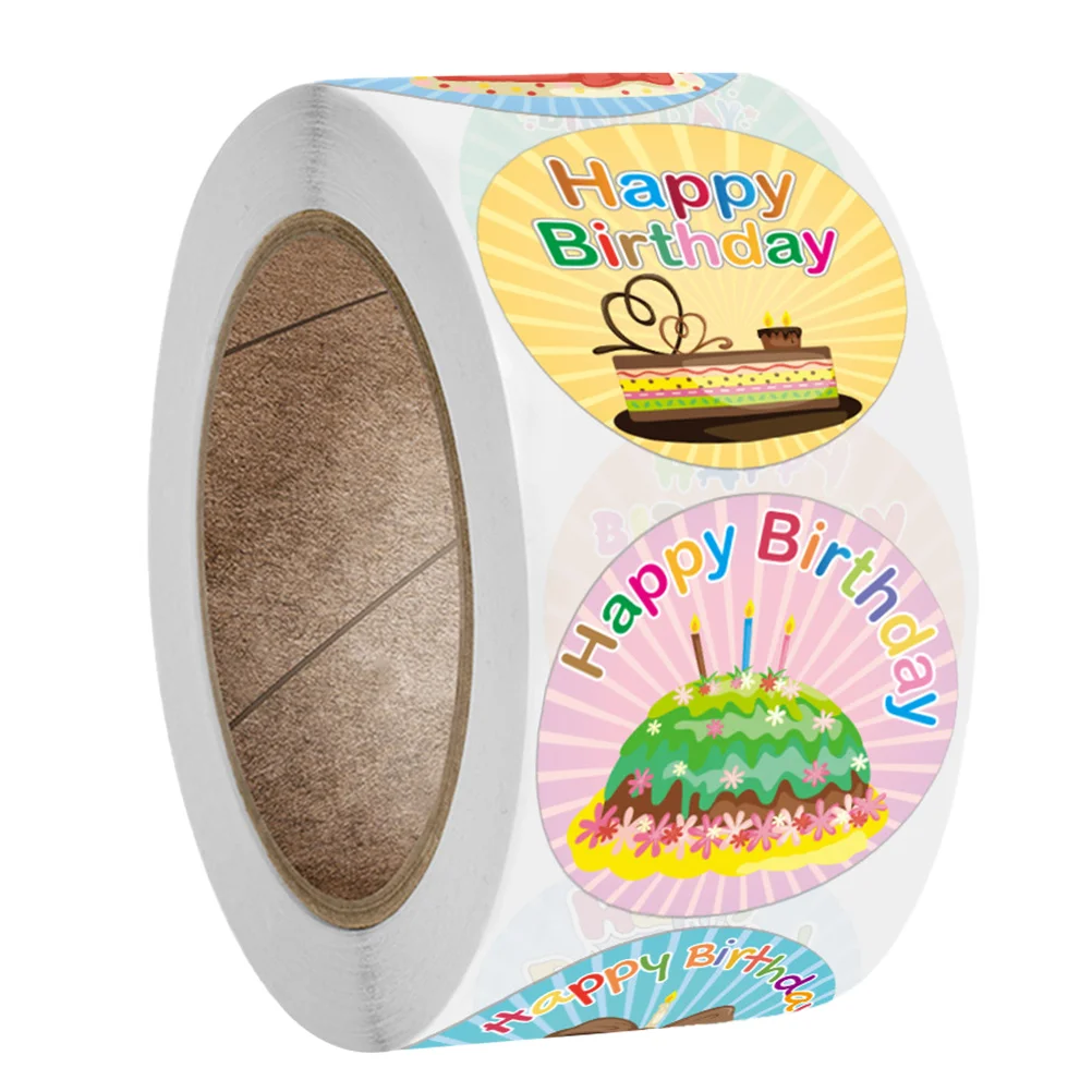 Наклейки с днем рождения