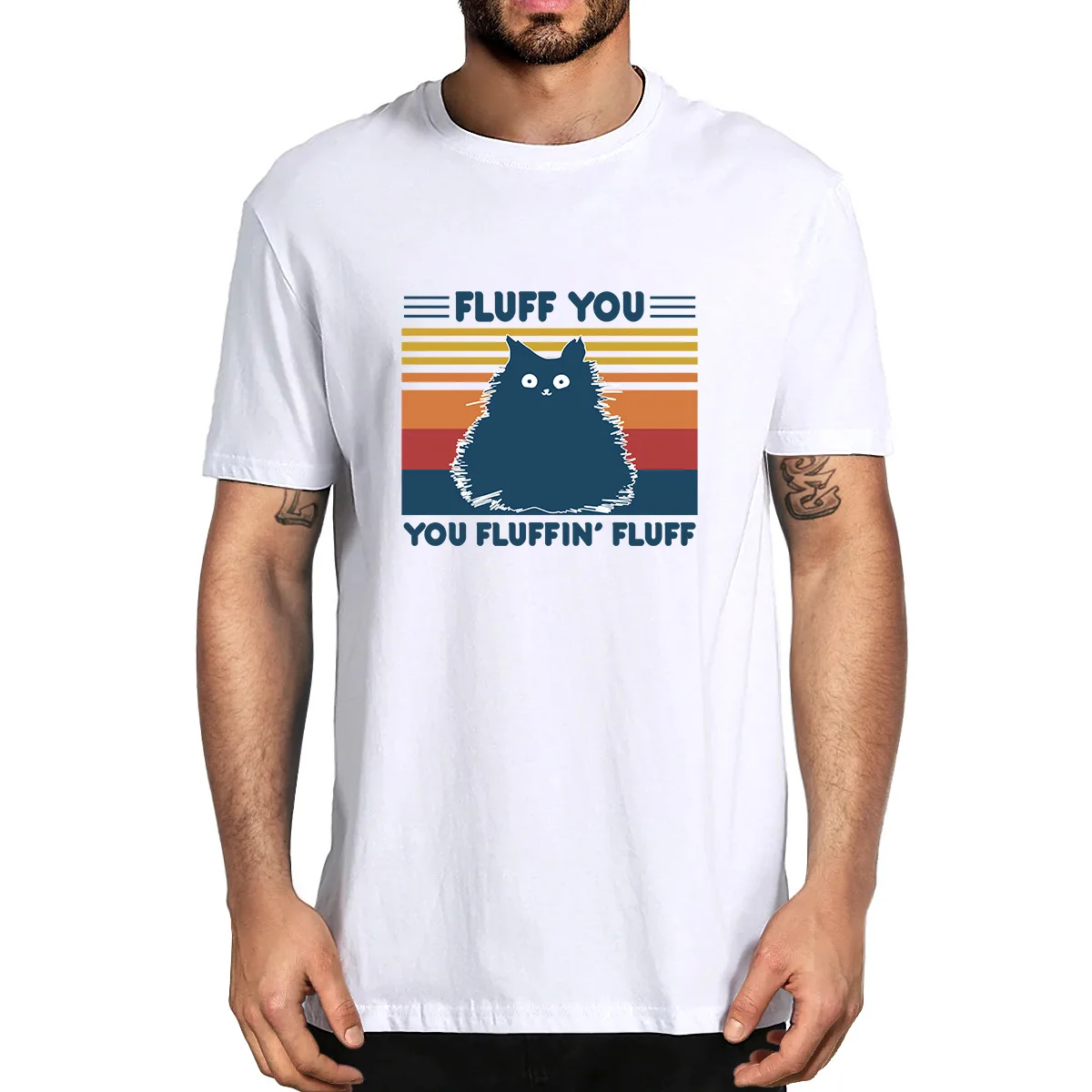 100% хлопок cat fluff you fluffin'