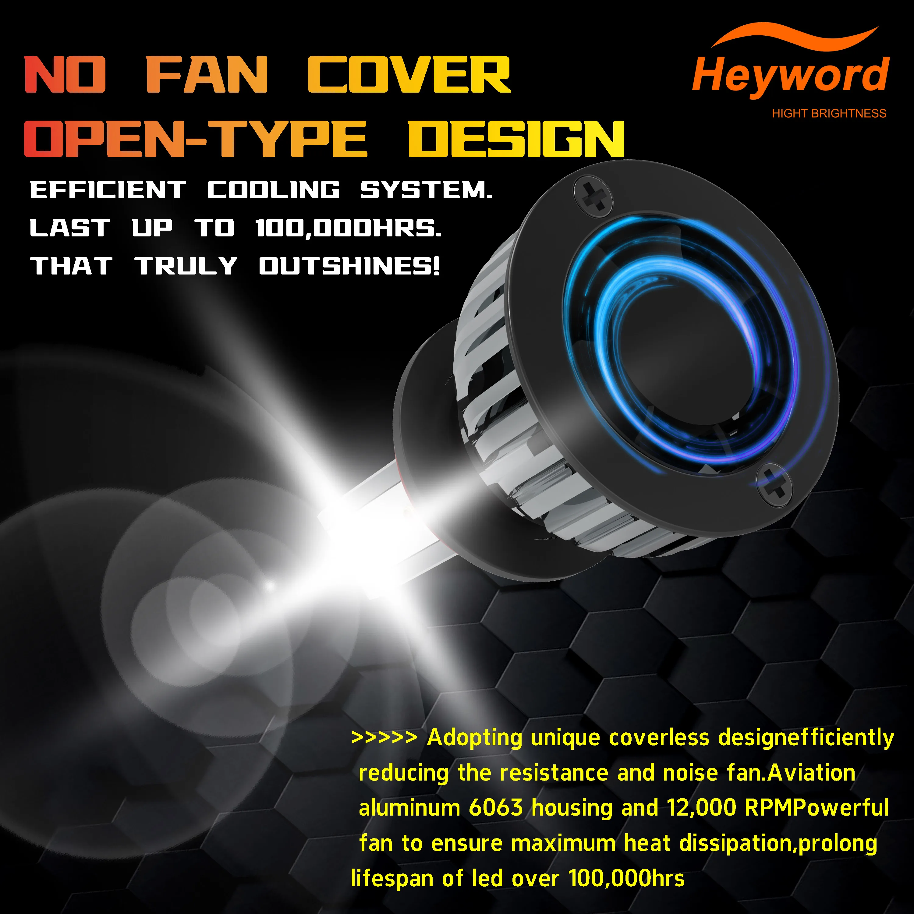 Heyword 150000lm 450 вт 1860 csp - Фотография_3