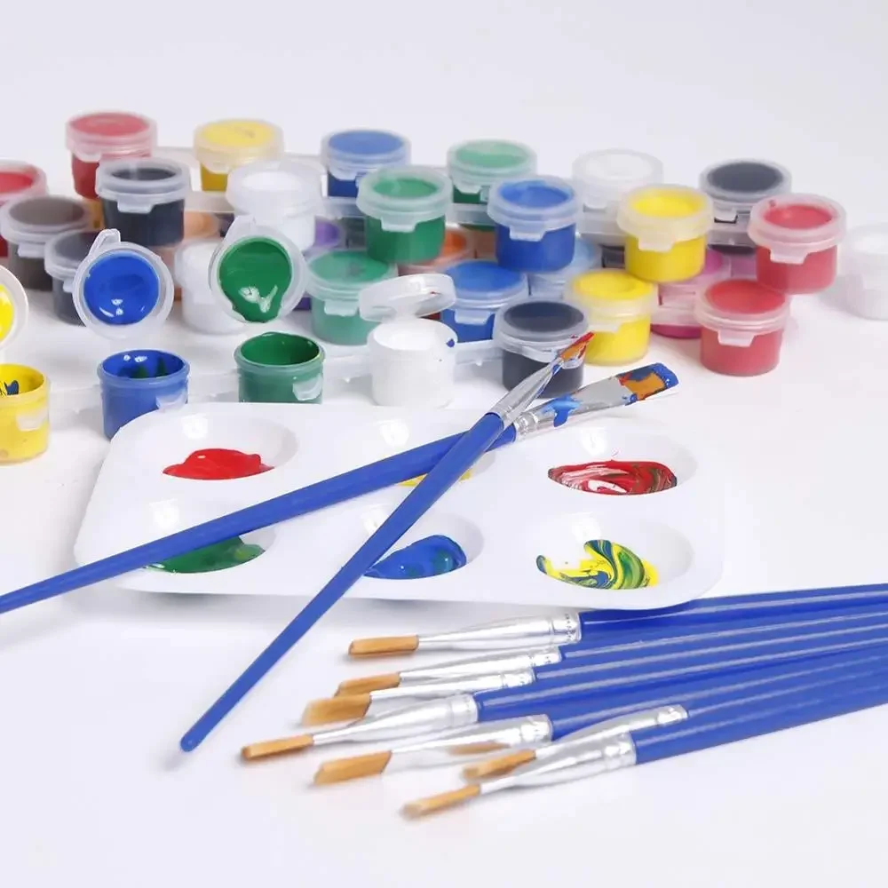 Нейлоновая плоская кисть для рисования - Фотография_3