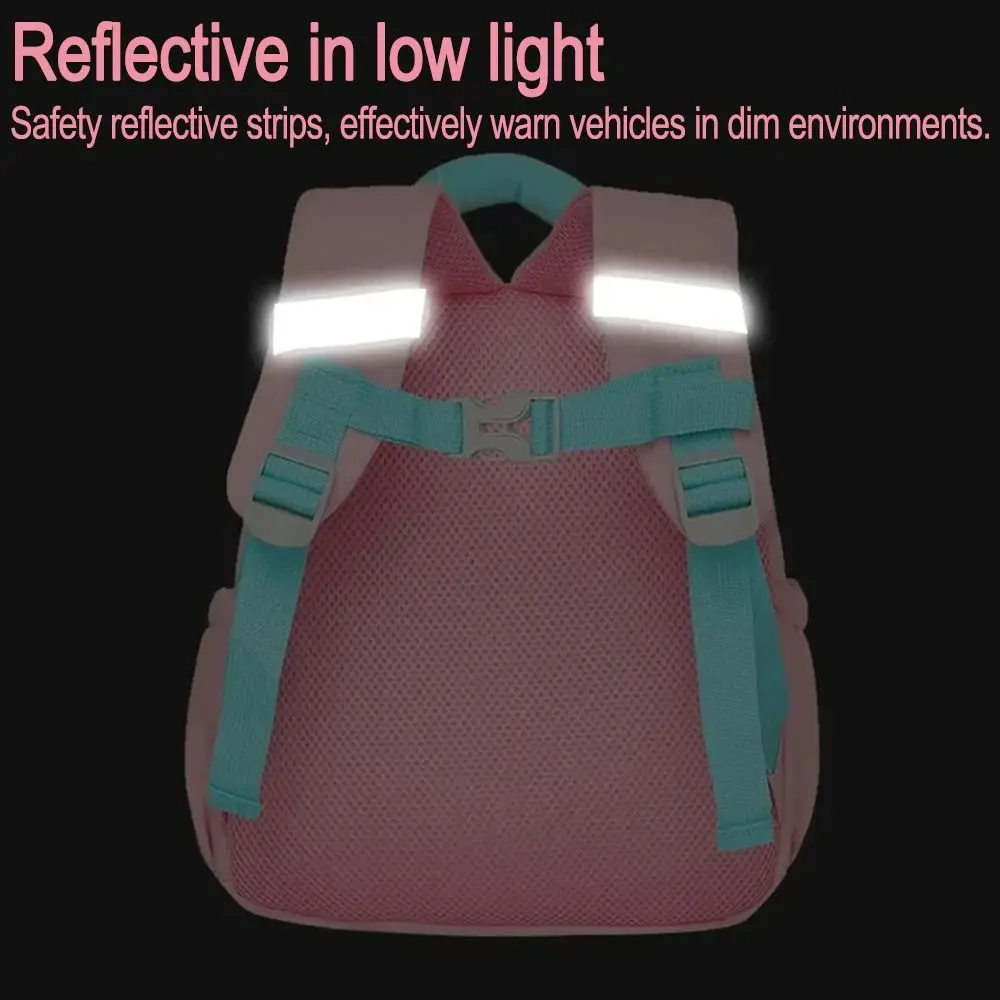 Легкая школьная сумка для детского сада с регулируемыми ремнями - Фотография_4