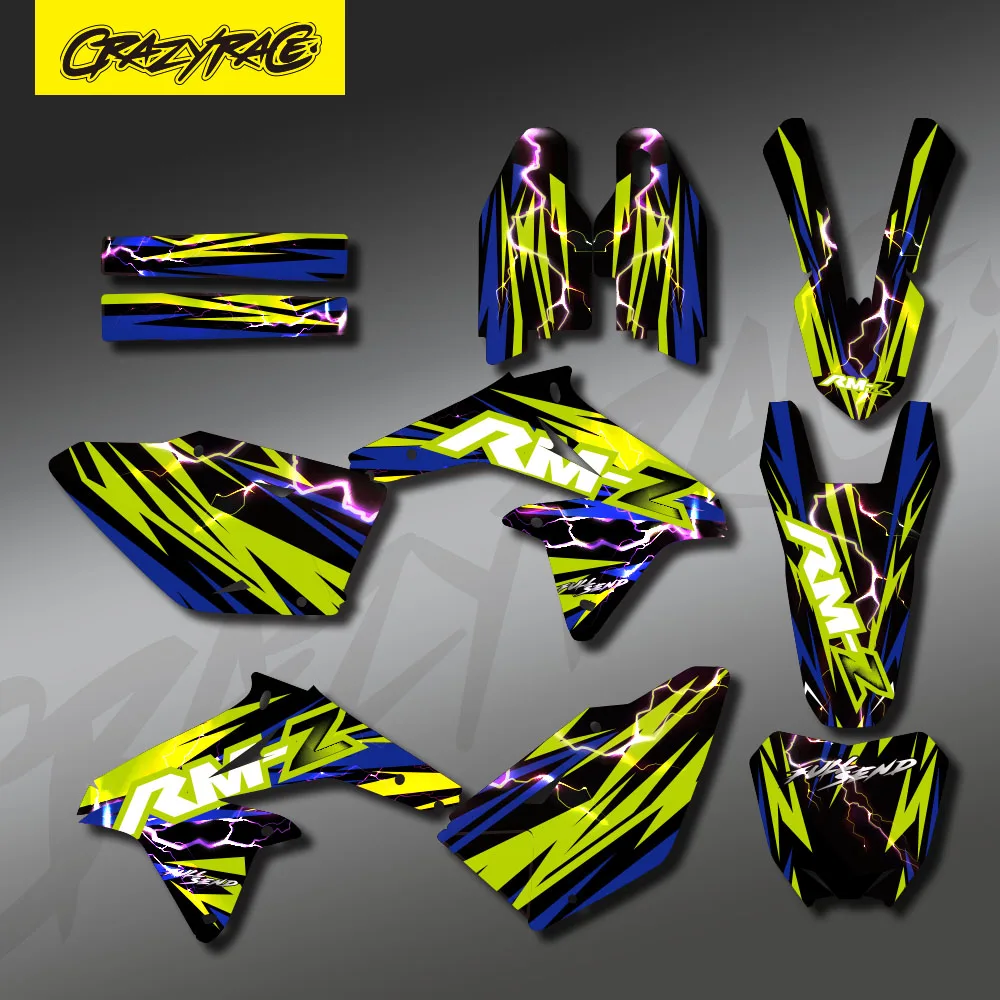 Crazyrace наклейка на обтекатель мотоцикла с графикой - Фотография_3