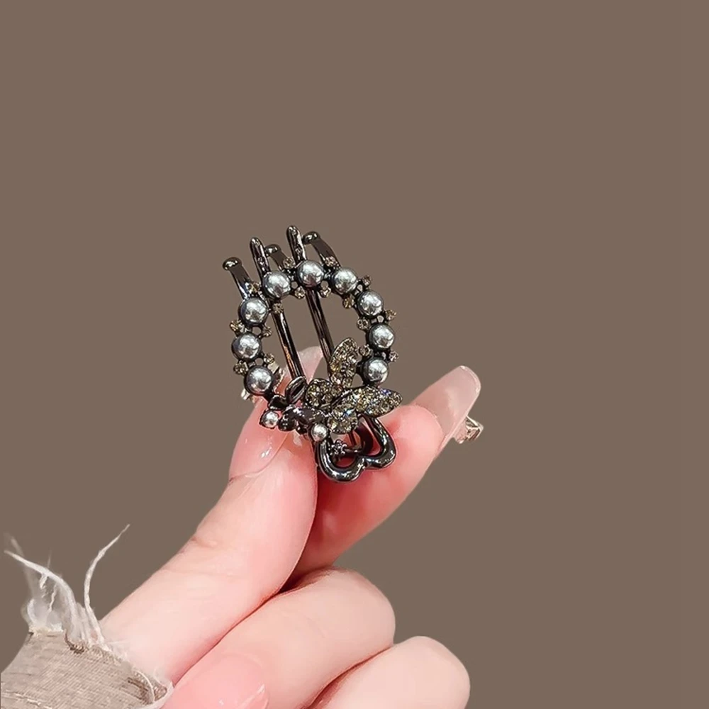 Новые заколки для волос с жемчугом и стразами - Фотография_3