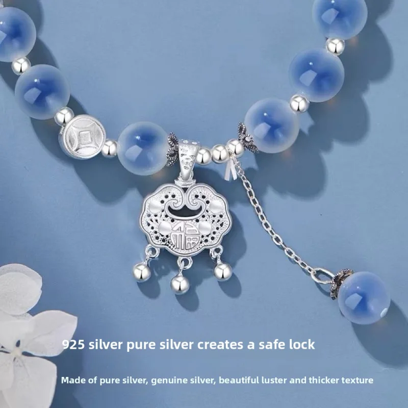 Новый стиль браслета с сахарным сердцем из агата для женщин - Фотография_3