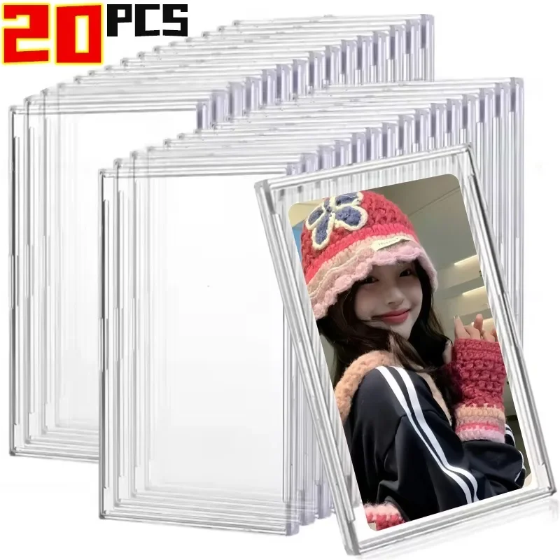 Акриловый прозрачный держатель для фотокарточек kpop idol