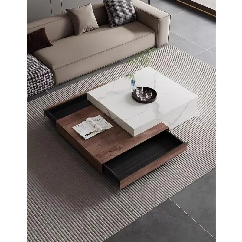 Современный минималистичный каменный журнальный столик - Фотография_4