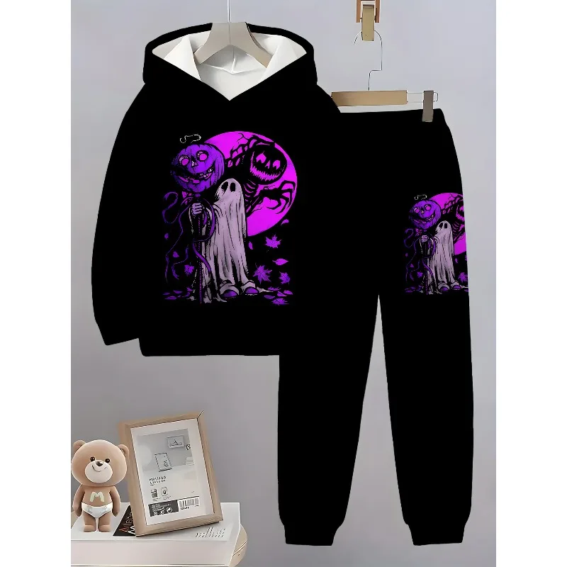 Толстовка с 3d цифровым принтом и спортивные брюки - Фотография_2