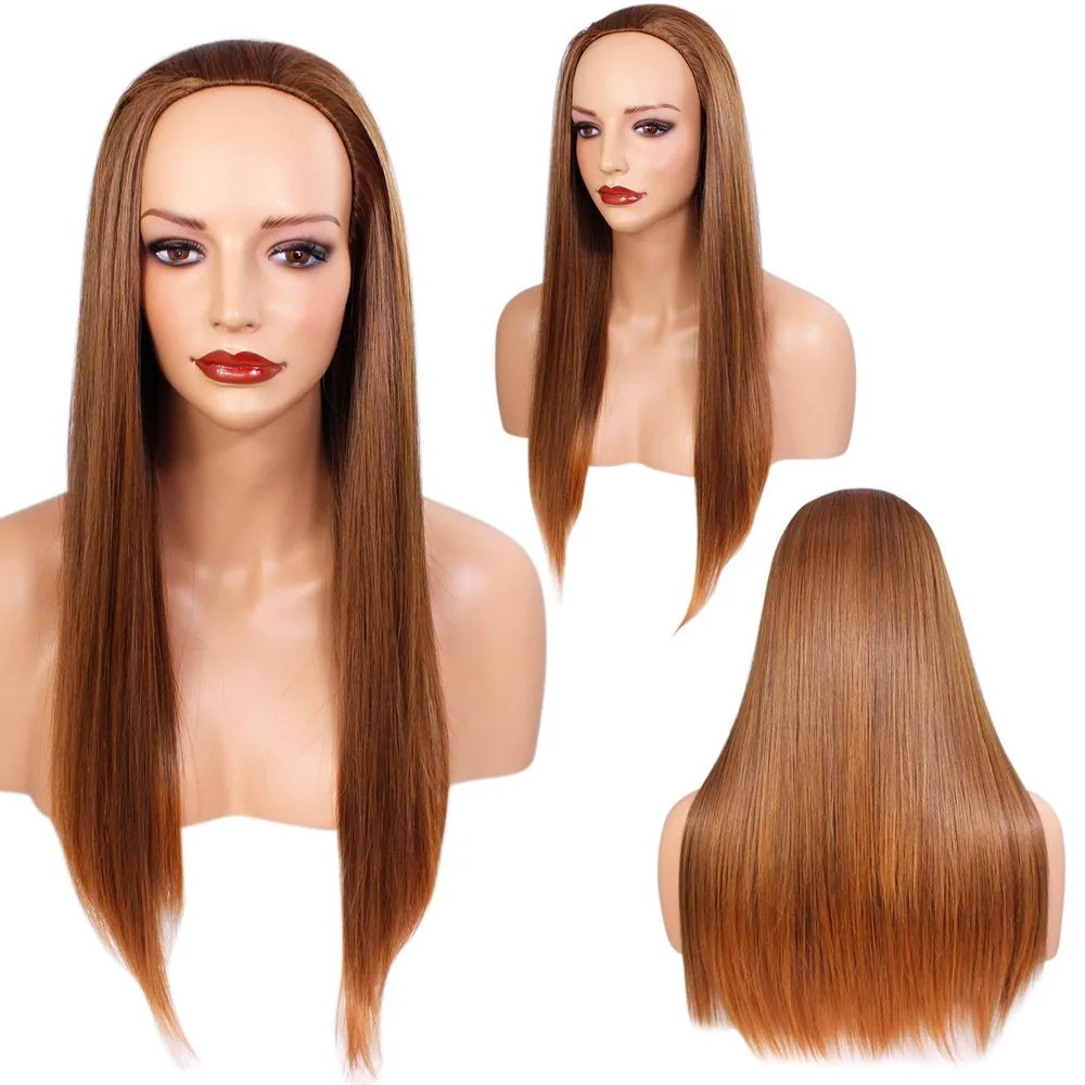 Коричневые каштановые кончики прямые - Фотография_2