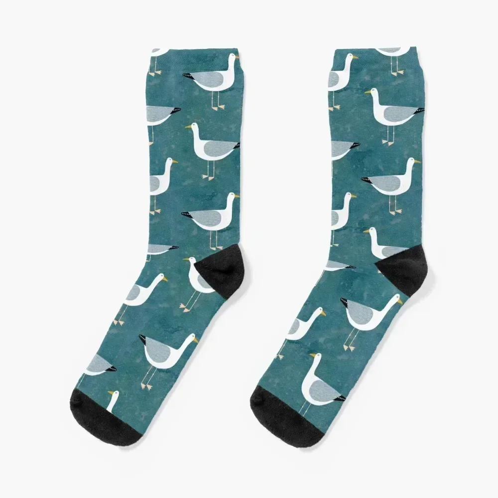 Seagull standing socks stockings