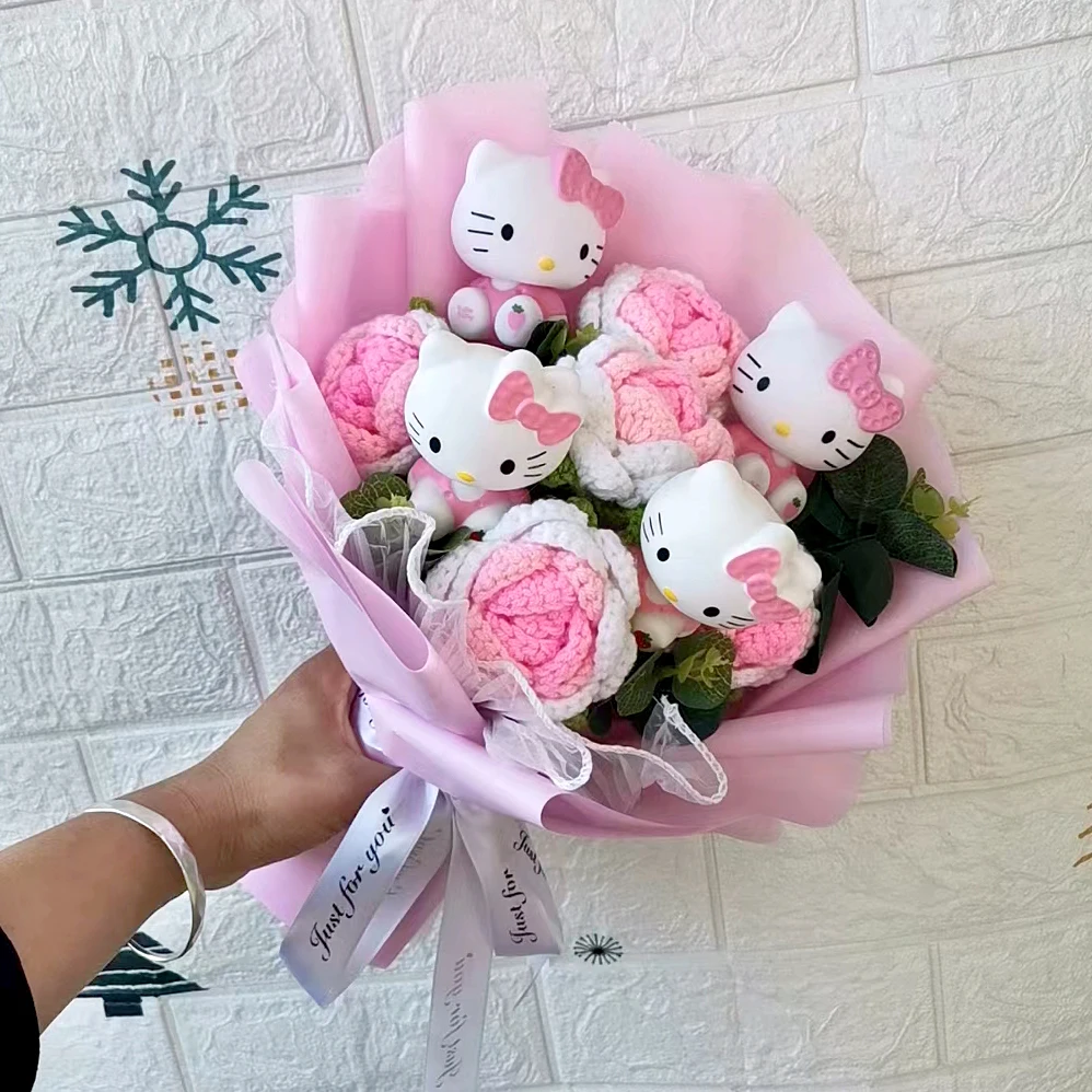Плюшевый букет с героями мультфильмов «hello kitty» - Фотография_4