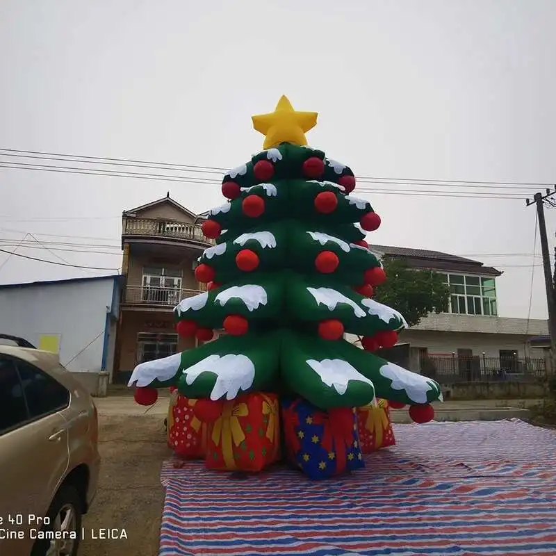 Рождественская елка санта-клауса 6/8 м с воздуходувкой - Фотография_5