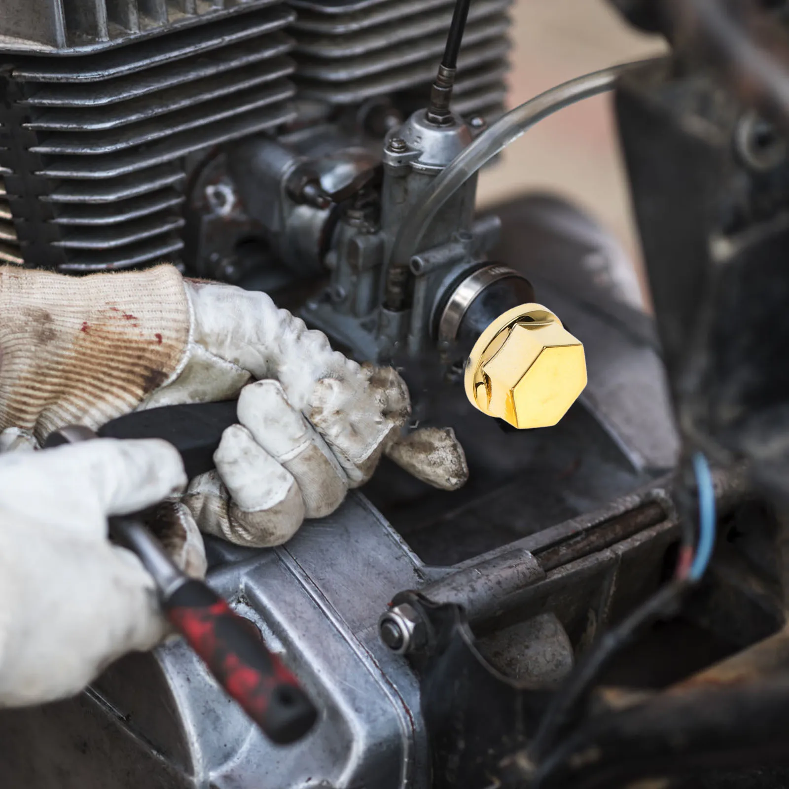 Колпачки для болтов двигателя для мотоцикла - Фотография_6