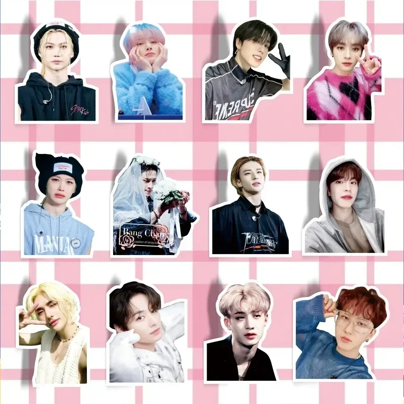 Kpop наклейка для фанатов skz team - Фотография_4