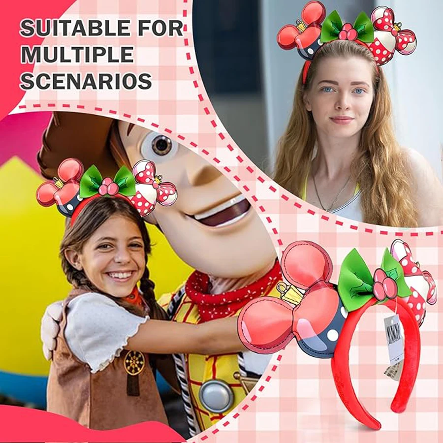 Повязка на голову с ушками микки мауса disney princess - Фотография_5