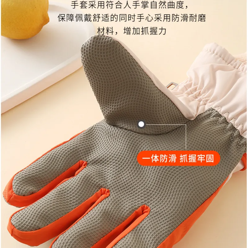 Перчатки для девочек с героями мультфильмов единорога - Фотография_6