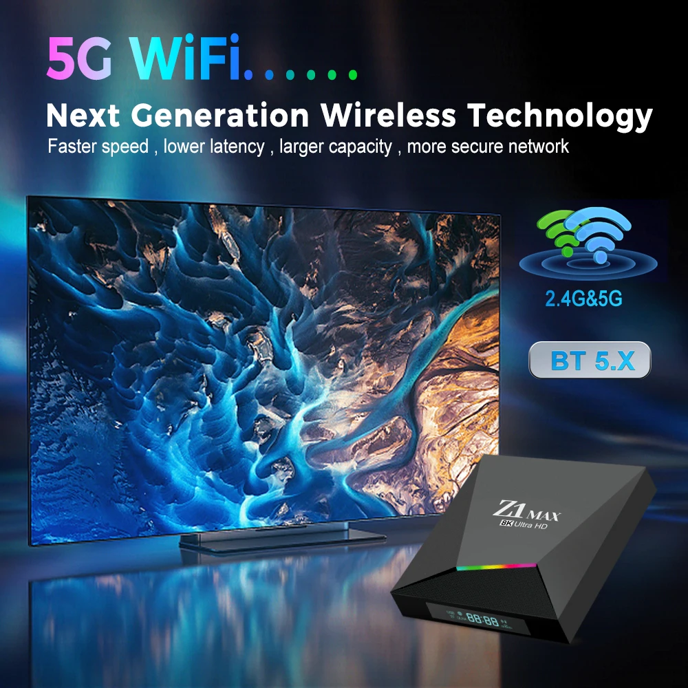 Z1 max tv box android 15 iptv allwinner - Фотография_6