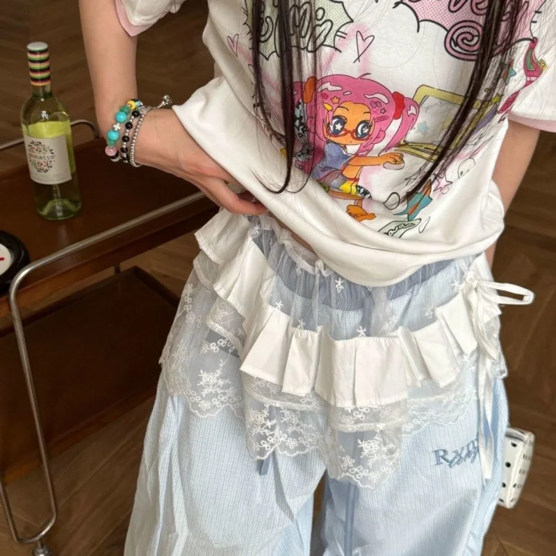 Женские кружевные тюлевые сексуальные стринги kawaii - Фотография_3