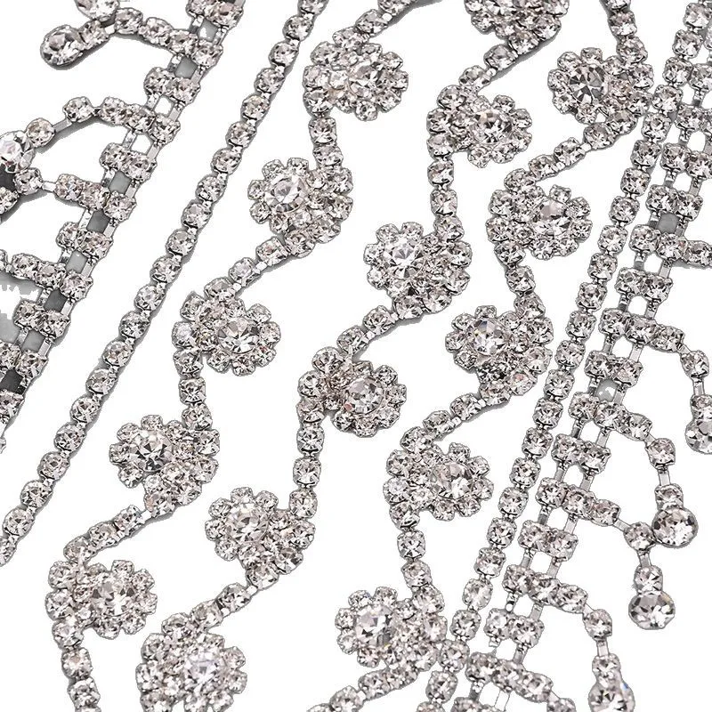 Hq роскошные украшения для волос со стразами для женщин - Фотография_6