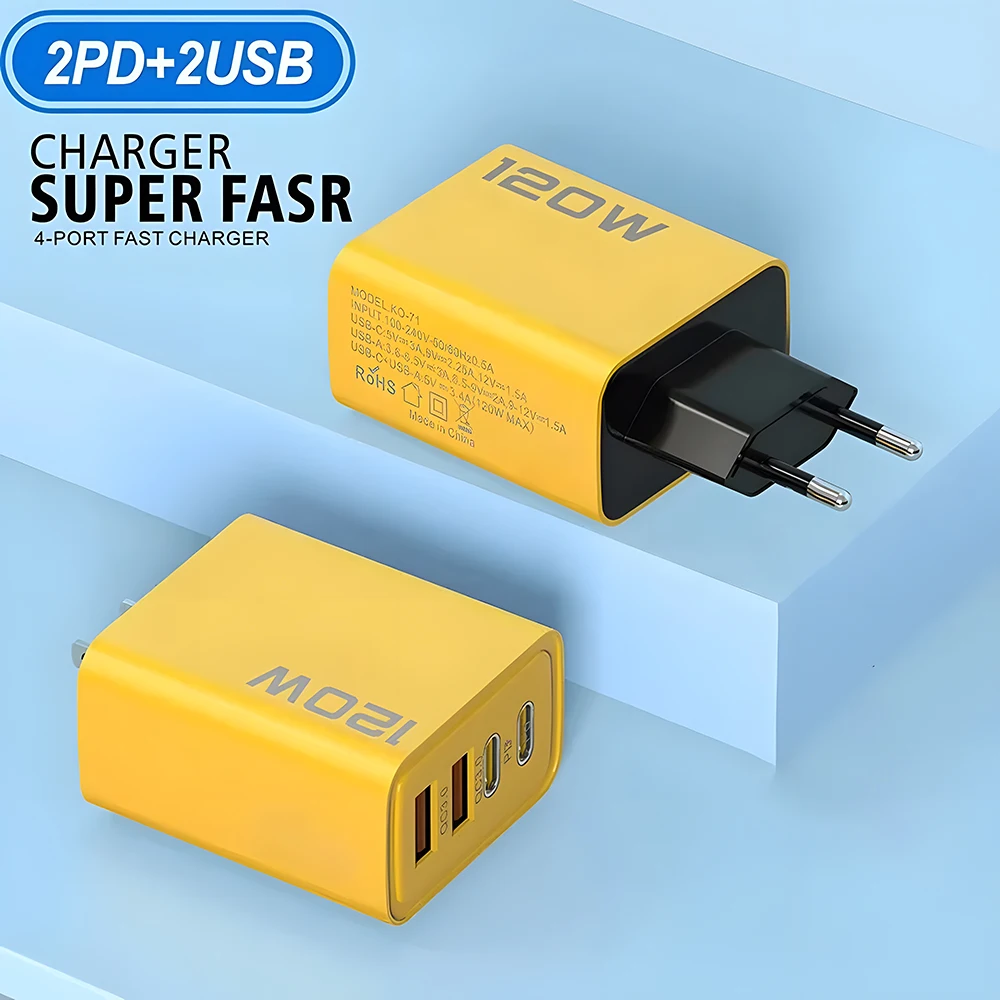Зарядное устройство usb c pd quick charge 3 - Фотография_3