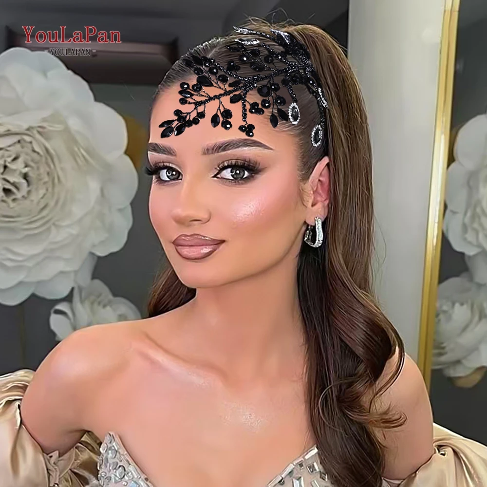 Topqueen свадебная повязка на голову со стразами - Фотография_3