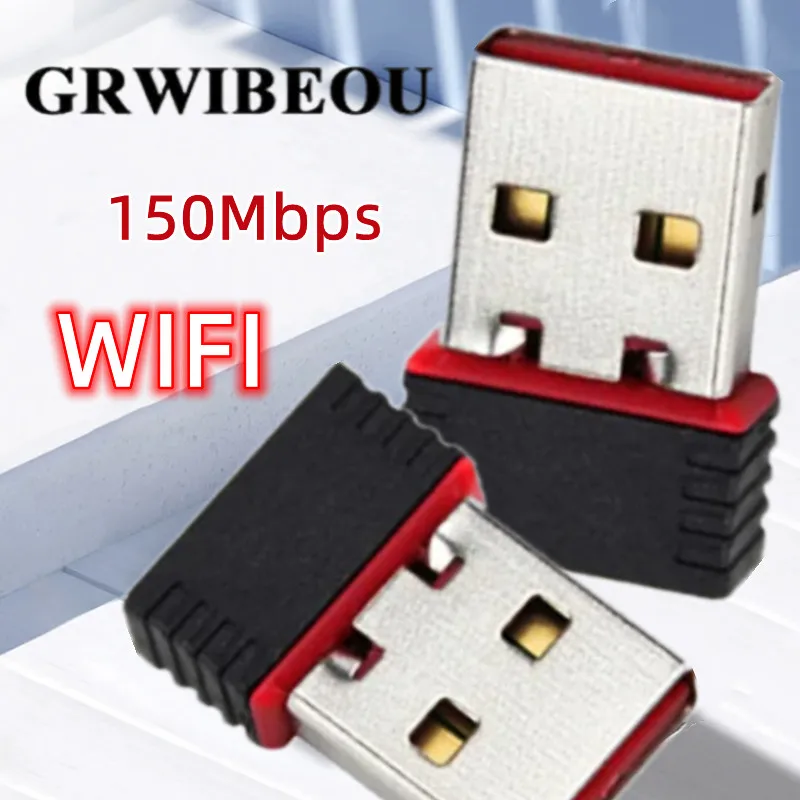 Мини-usb-адаптер wi-fi 150 мбит/с — беспроводной ключ 802.11n для пк