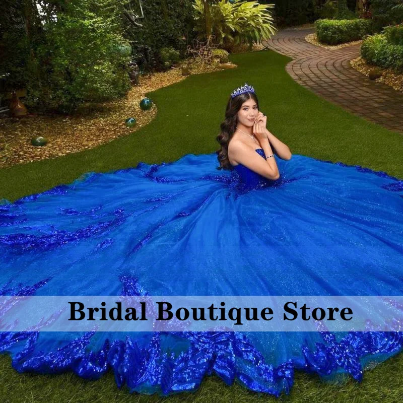 Блестящие бордовые платья принцессы quinceanera с блестками и аппликацией - Фотография_5