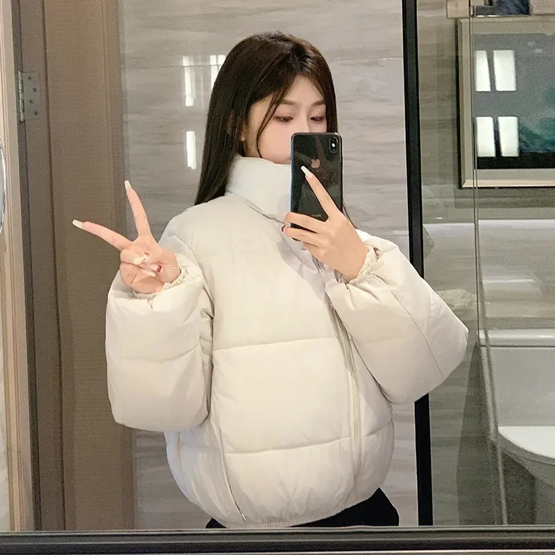 Новые короткие пуховые хлопковые куртки - Фотография_4