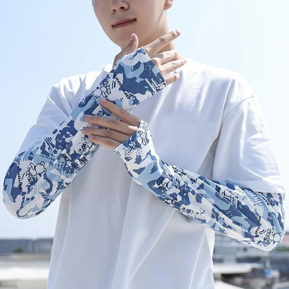 Рукава мужские с камуфляжным принтом - Фотография_2