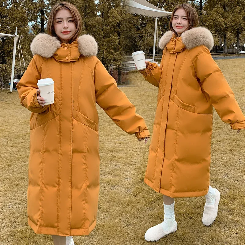 Down jackets women winter hooded - Фотография_2