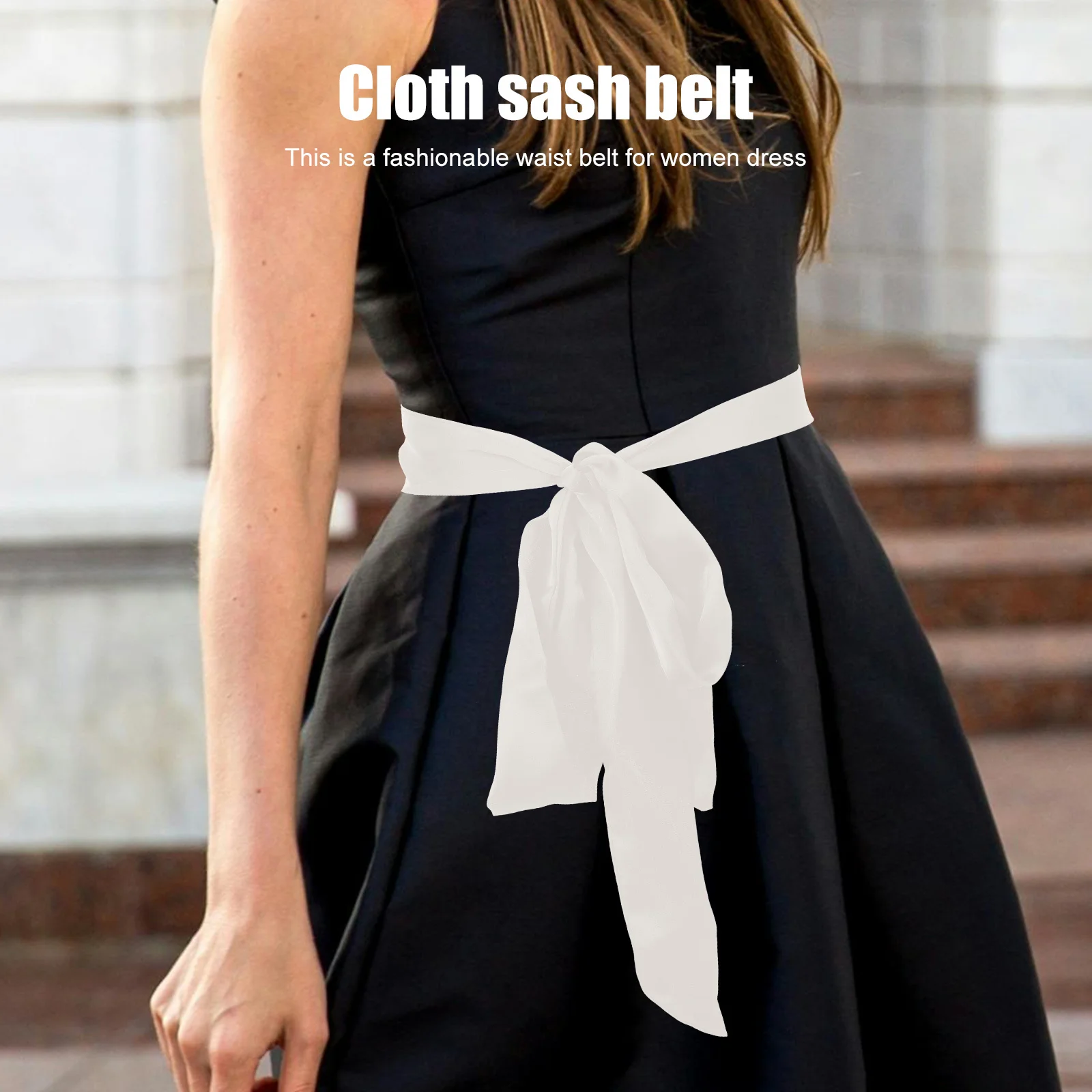 Шелковый пояс, женское платье - Фотография_3