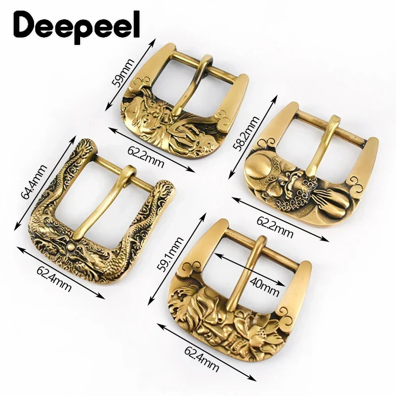 Deepeel 40 мм пряжки для ремней из чистой меди - Фотография_3