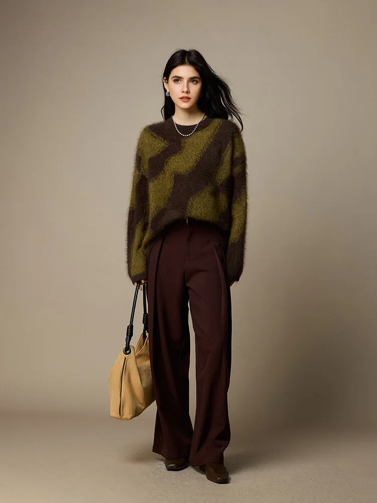 Suyadream, теплые женские пуловеры с принтом - Фотография_3