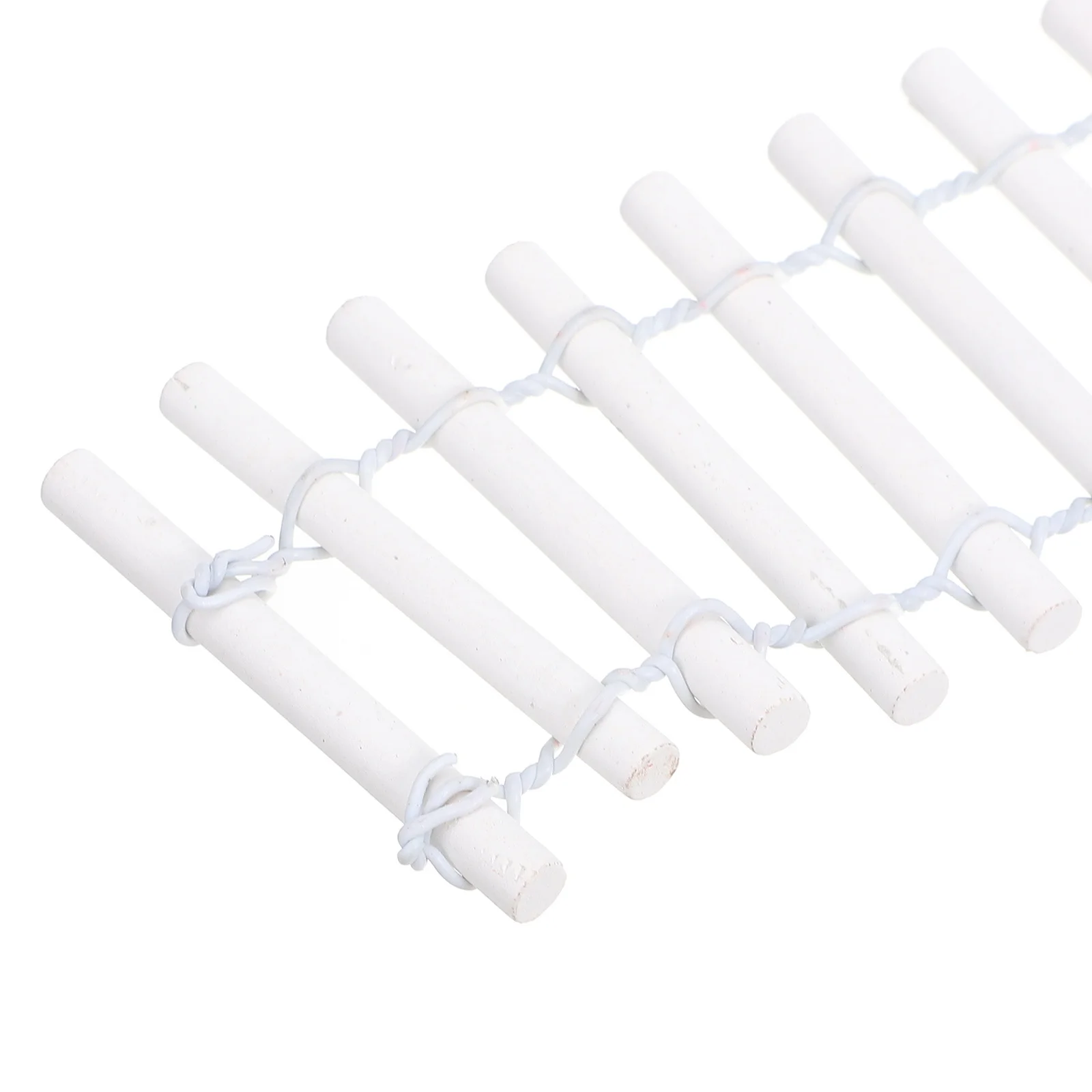 Мини-деревянный белый забор - Фотография_2