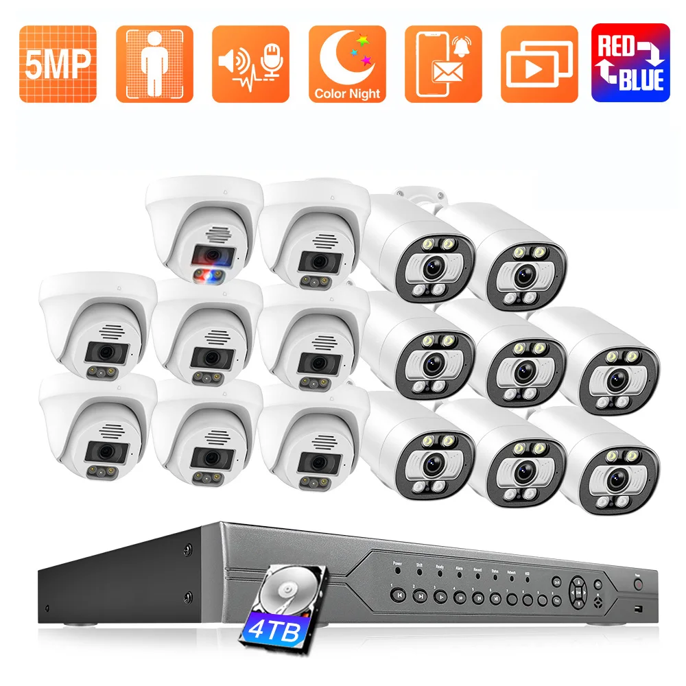 16ch uhd poe камера безопасности