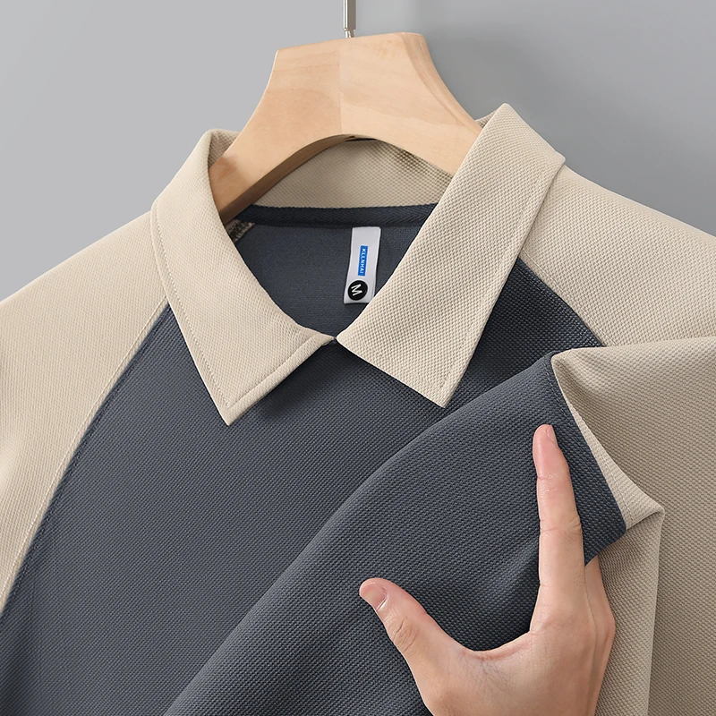 Толстовка с лацканами с цветными блоками - Фотография_3