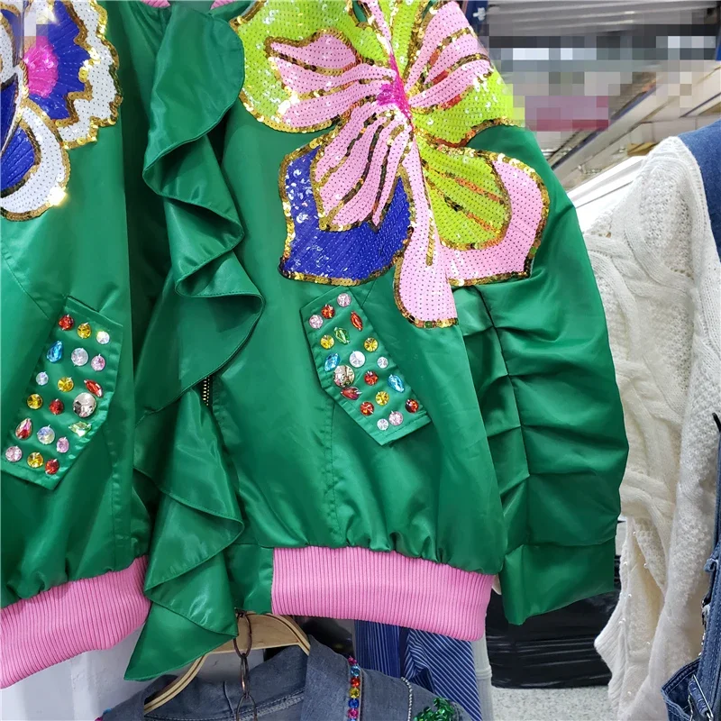 Женская демисезонная бейсбольная куртка - Фотография_6