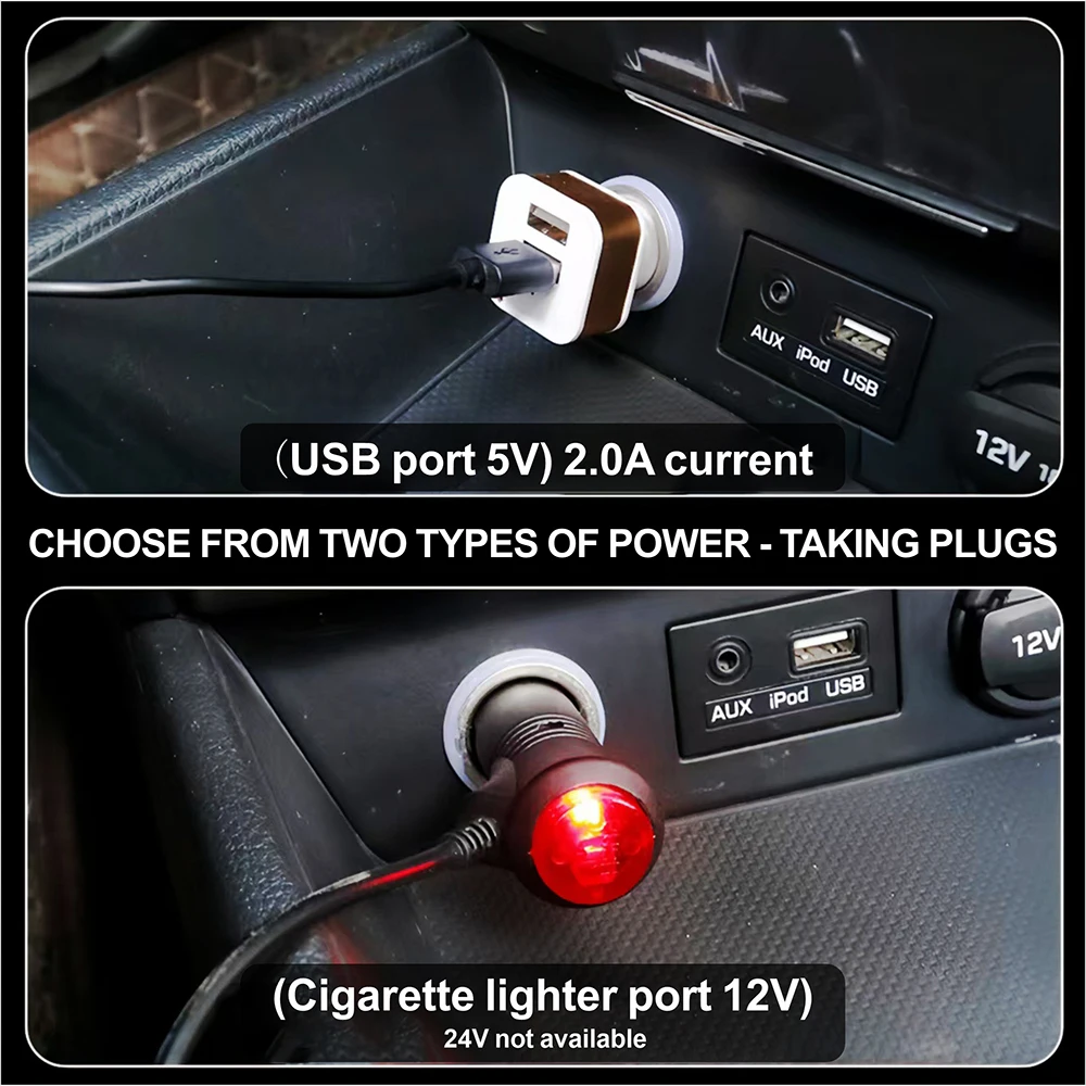Светодиодные rgb автомобильные ножные окружающие освещение с usb-сигаретой - Фотография_5