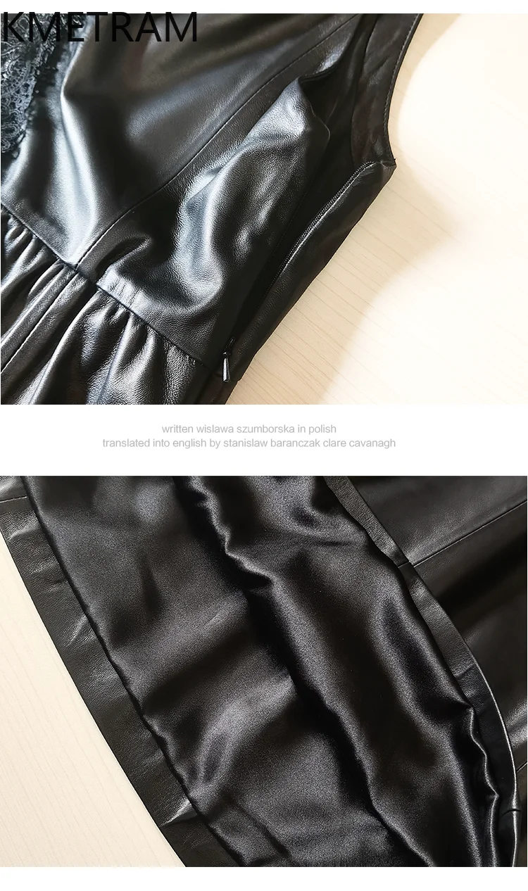 Платье из 100% верхней овчины - Фотография_5