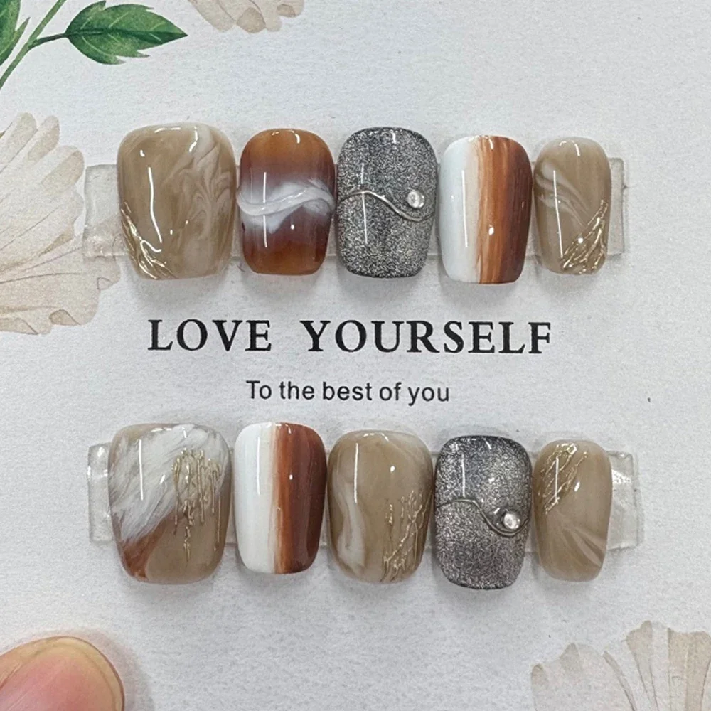 Винтажные золотые кошачьи глаза майяра - Фотография_4