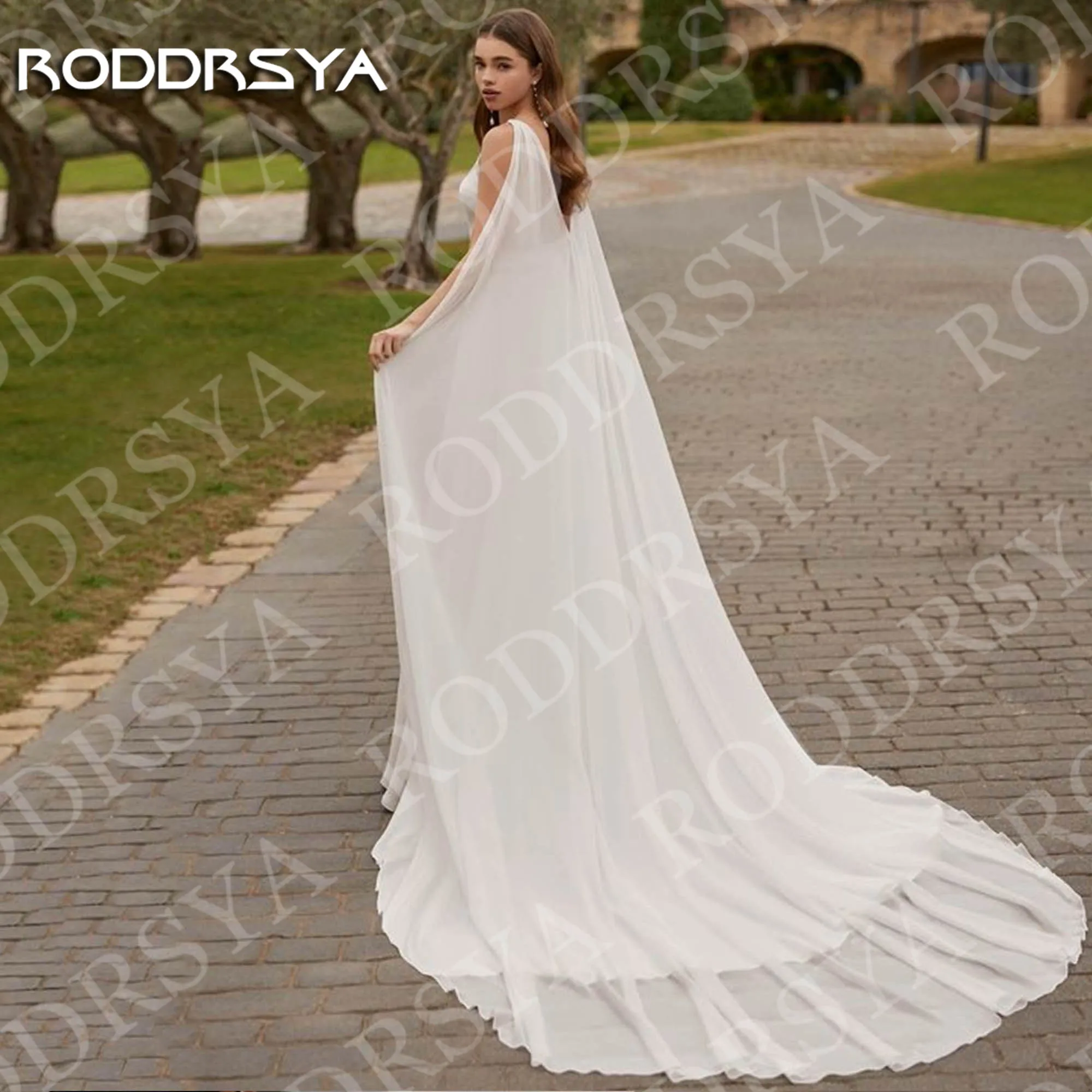 Roddrsya свадебное платье трапециевидной - Фотография_3