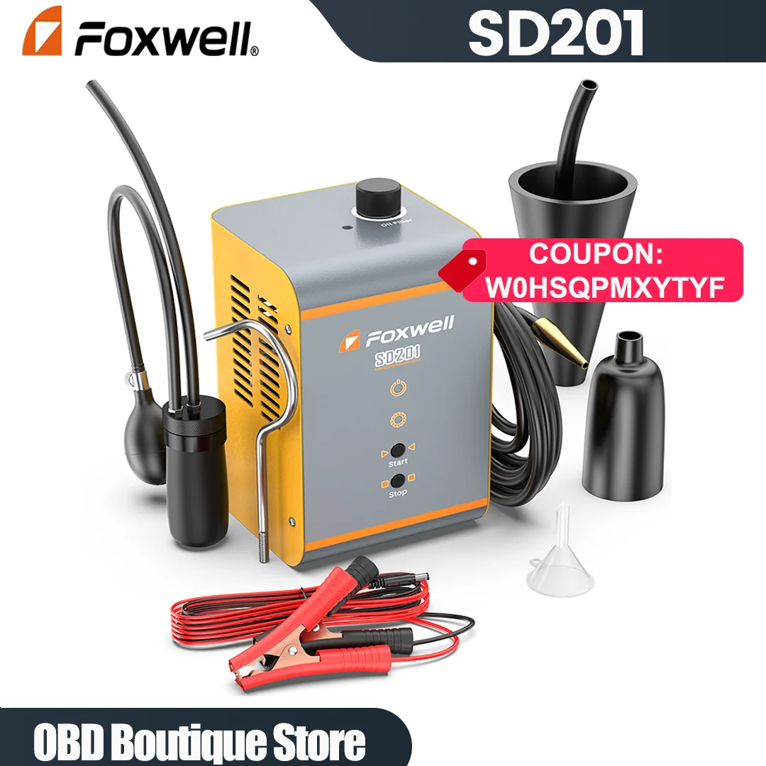 Foxwell sd201 детектор утечки дыма