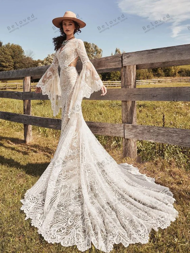 Свадебные платья в богемном стиле - Фотография_3