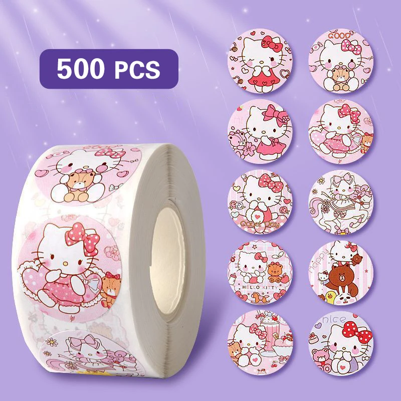 Минизо hello kitty мультяшная наклейка - Фотография_5